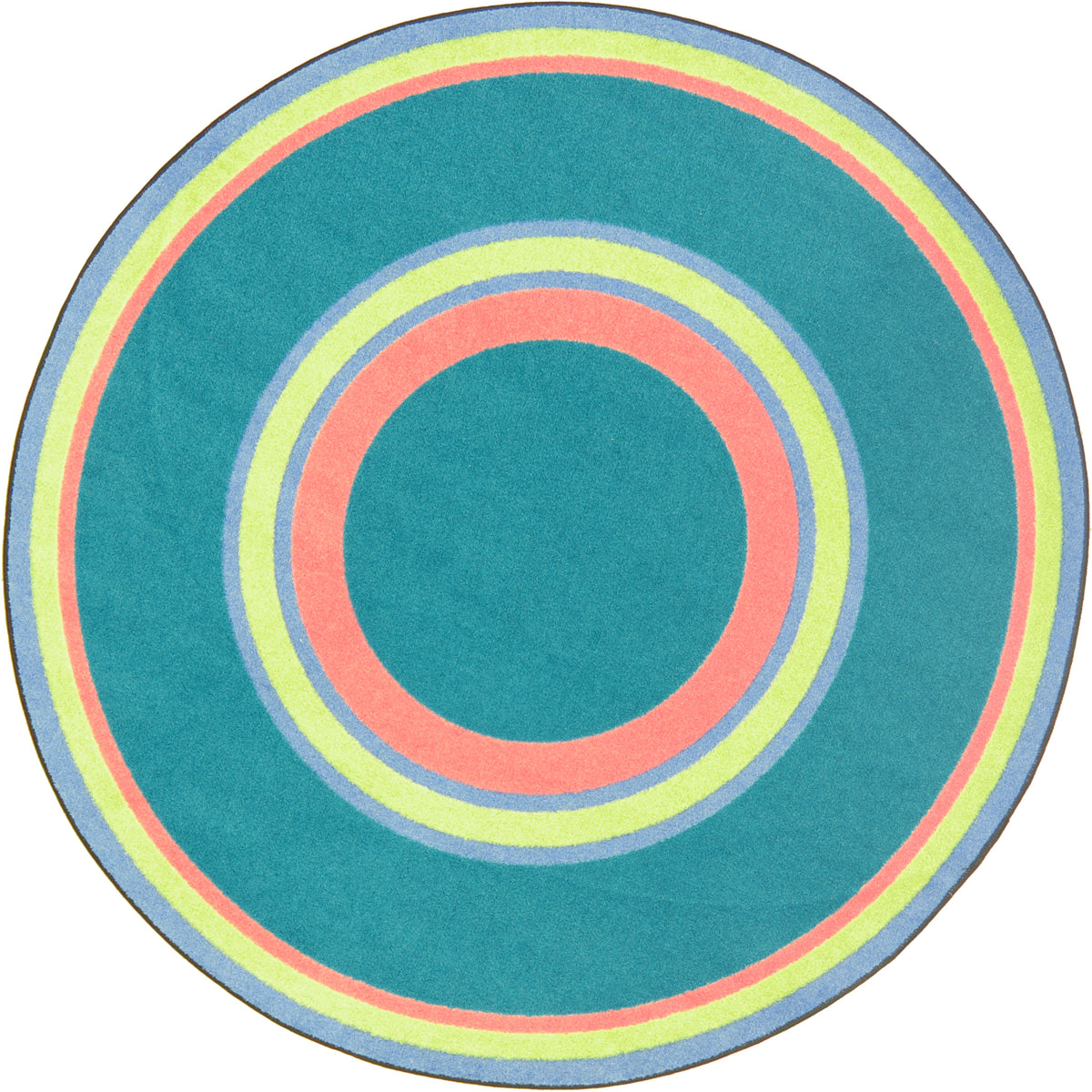 Ripples© Classroom Rug, 7'7" Round Teen