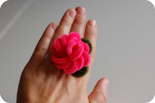 Chenille Stem Rose Rings