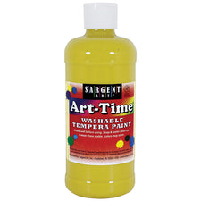 Sargent Art ® Washable Tempera Paint, 16 Oz. Yellow