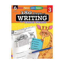 Shell Education 180 Days of Writing for Third Grade