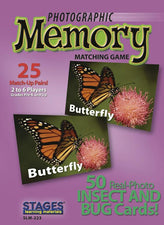 Insects & Bugs Photographic Memory Matching Game