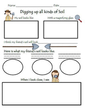 Digging for Knowledge: Soil Exploration Worksheet