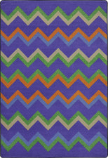 Sonic© Violet Classroom Rug, 5'4" x 7'8" Rectangle
