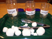 Sorting Snowballs - Winter Activity for Preschool