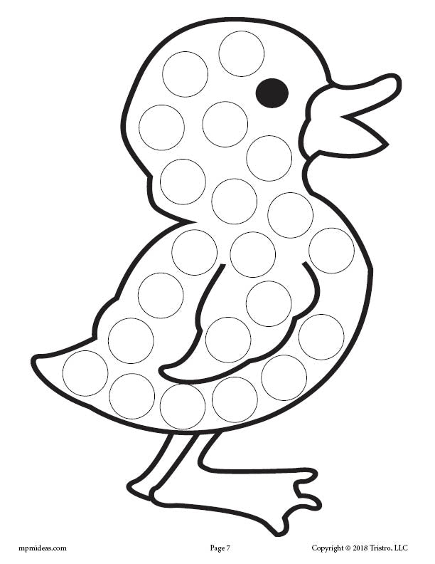12 Spring Do-A-Dot Printables!