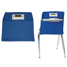Blue Seat Sack, Large 17 Inch Chair Storage Pocket