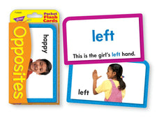 Opposites Pocket Flash Cards