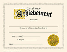 Certificate of Achievement Classic Certificates