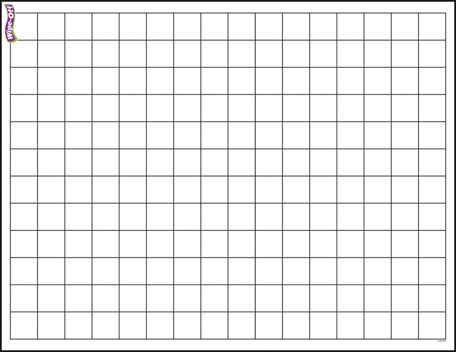 Graphing Grid (Small Squares) Wipe-Off® Charts