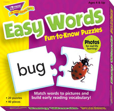 Easy Words Fun-to-Know® Puzzles