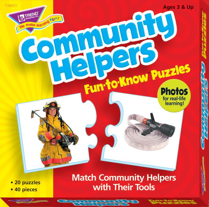 Community Helpers Fun-to-Know® Puzzles