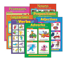 Seven Parts of Speech Learning Charts Combo Pack