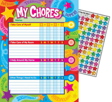 Praise Words 'n Stars Chore Charts