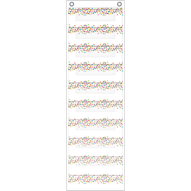 Confetti 10 Pocket File Storage Pocket