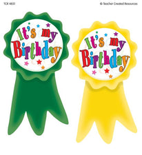 Birthday Ribbons Wear'Em Badges