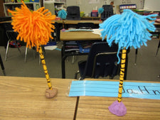 Dr. Seuss Truffula Tree Craft