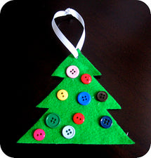 Simple Felt Christmas Tree Ornament