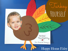 "Turkey Yourself!" A DIY Thanksgiving Card Craft