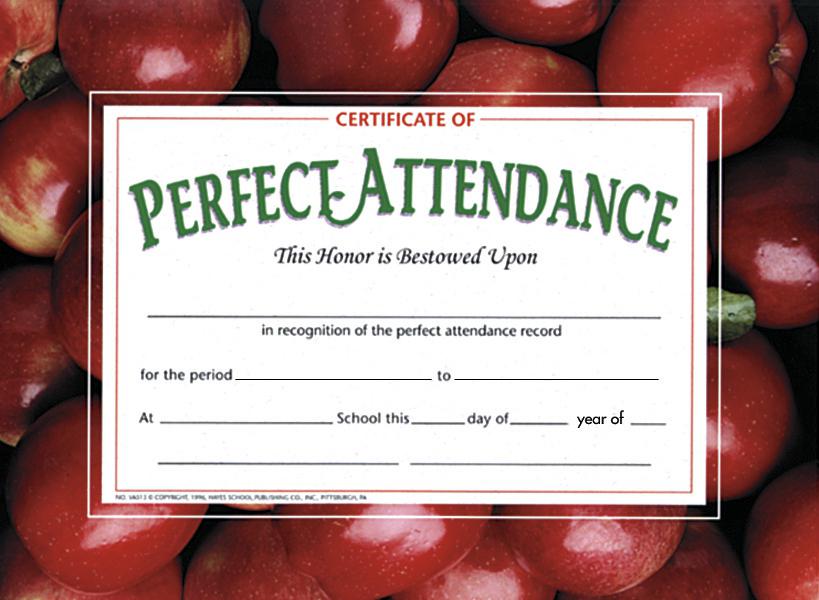 Perfect Attendance 1