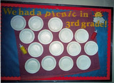 "We Had A Picnic..." - Spring Garden Bulletin Board Display