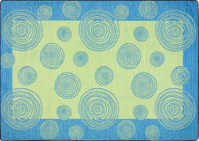Whimzi© Classroom Rug, 5'4" x 7'8" Rectangle Teal