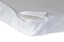 SafeFit™ Zippered Full Enclosure Safety Sheets for Foundation's Compact Cribs With a 3"-4" Mattress, White (6 Pack)