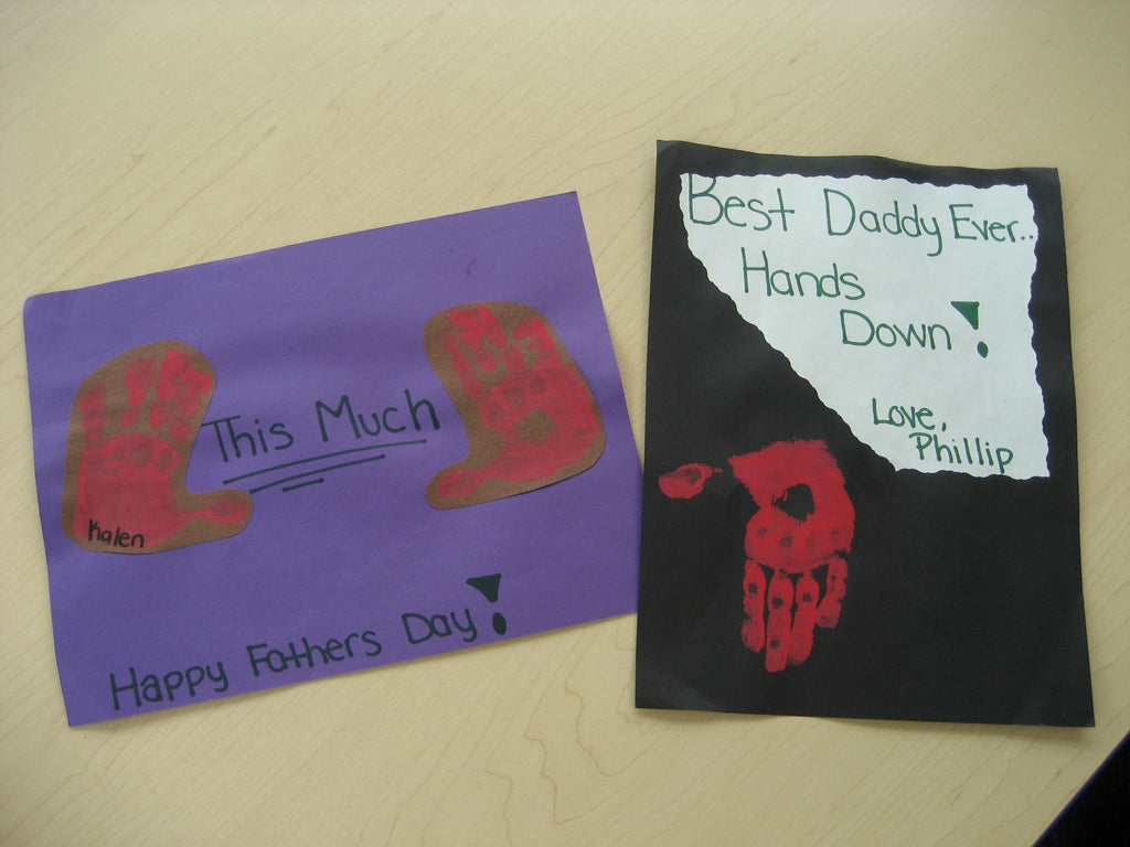 Hand Print Father's Day Craft Printables