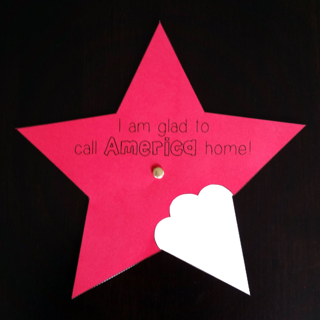 "America The Beautiful" Patriotic Writing Craftivity & Bulletin Board Idea