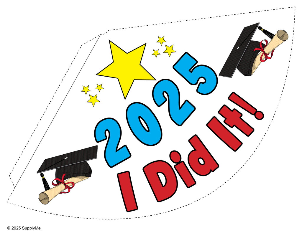 FREE Graduation Party Hat Activity & Craft! - (5 Printable Versions)