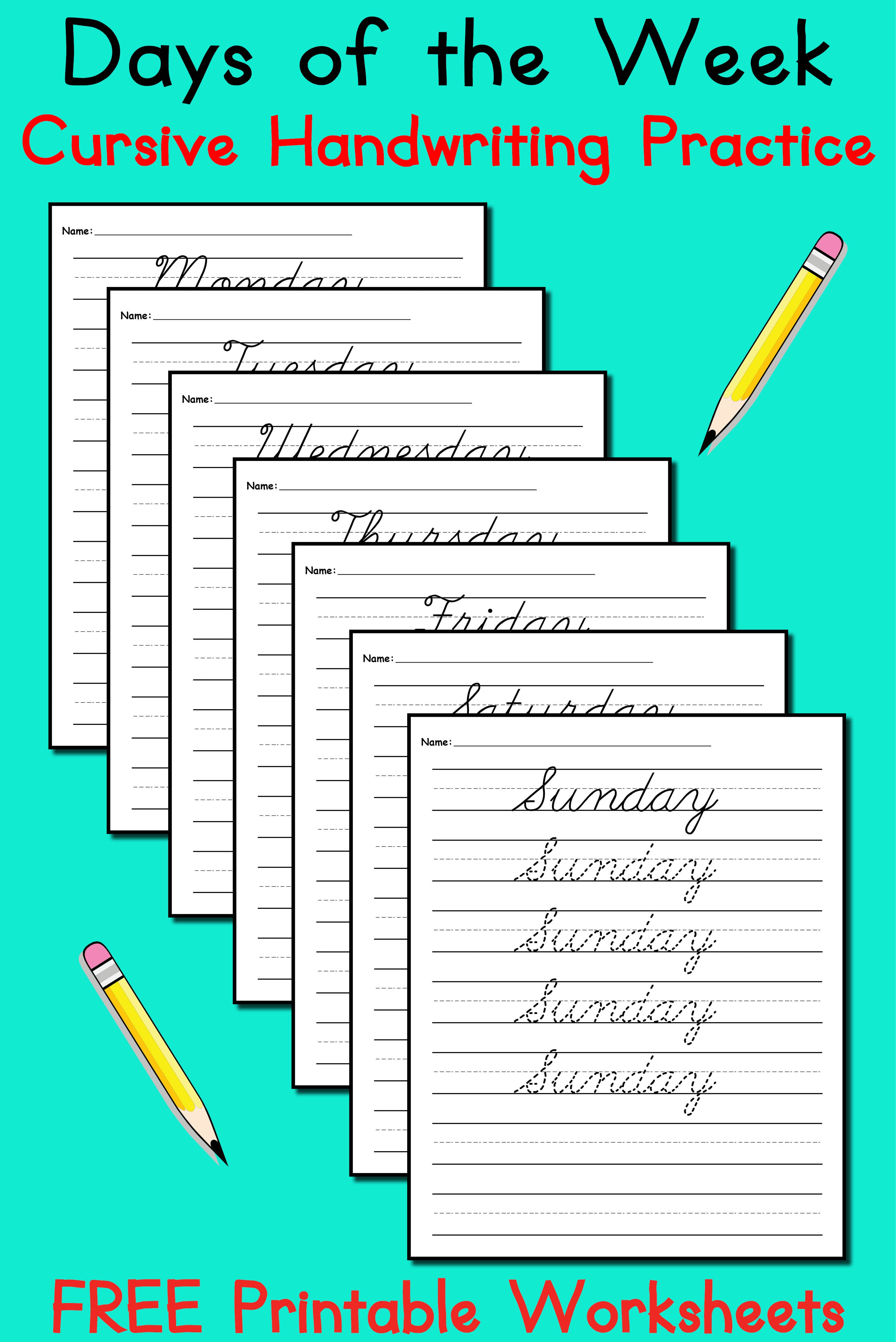 Free Cursive Worksheets 3rd Grade Dolch 3rd Grade Cursive Box Writing