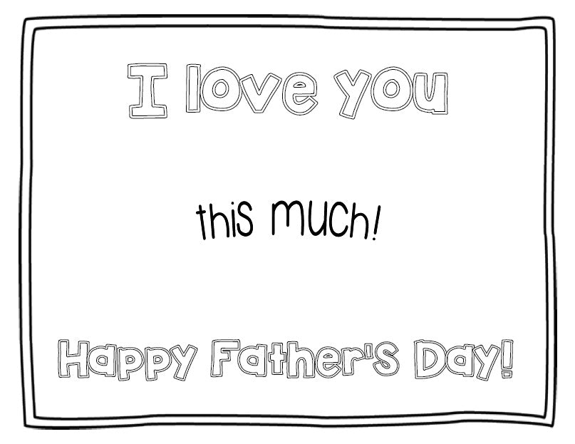 Hand Print Father's Day Craft Printables