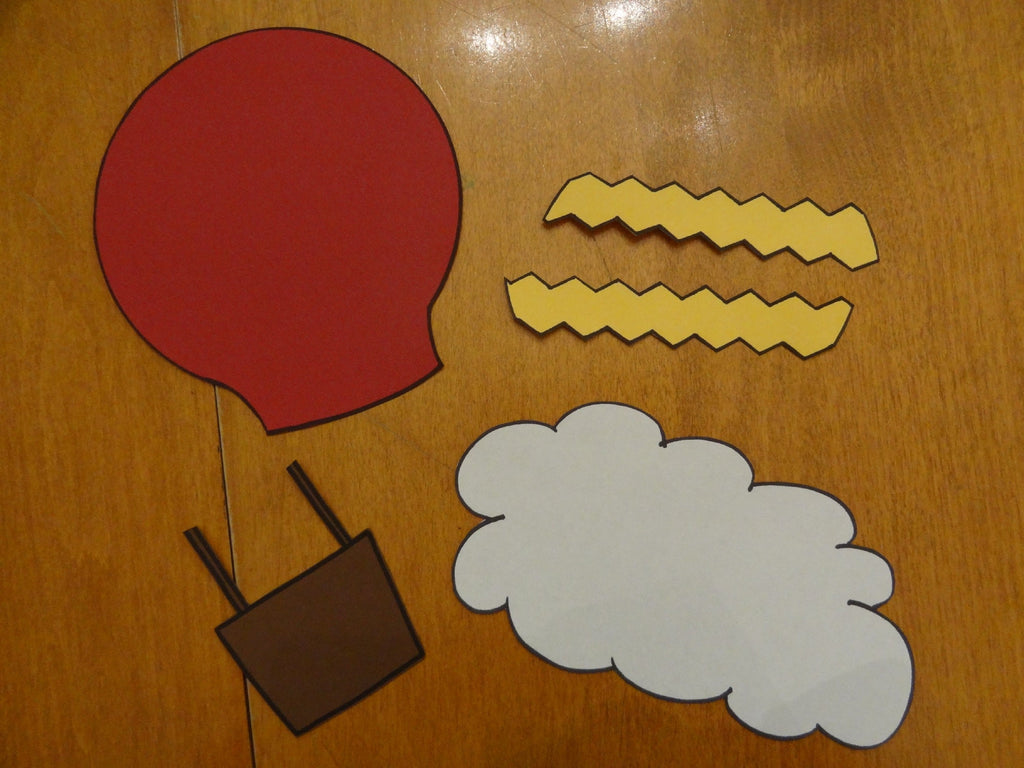 Up, Up And Away! - Hot Air Balloon Summer Bulletin Board Idea (Includes Templates!)