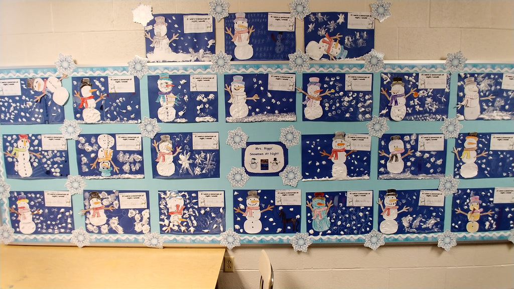 "Snowmen At Night" Craft, Activity, & Bulletin Board Idea