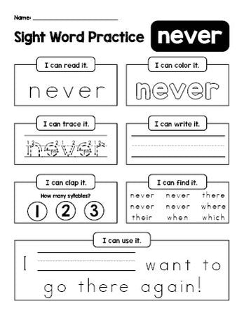 Word Work Worksheets 3rd Grade