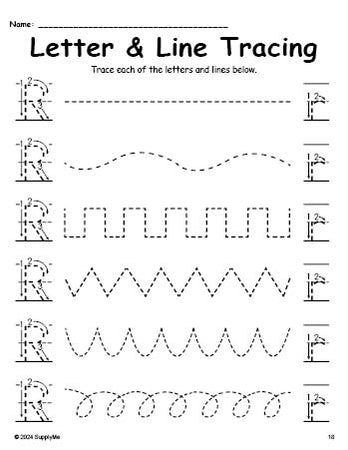Letter R Worksheets Preschool