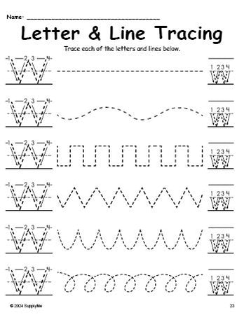 Printable Line Guides