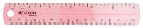 Plastic Ruler 6 In