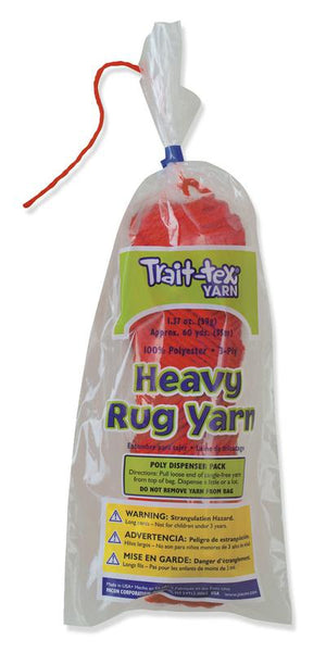 Heavy Rug Yarn Patterns Pacon Heavy Rug Yarn, 60 Yards Red | PAC04093 – SupplyMe