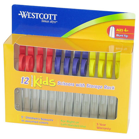 Westcott - Westcott School Scissor Caddy with 24 Blunt 5 Kids