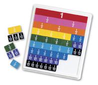 Rainbow Fraction® Plastic Tiles with Tray