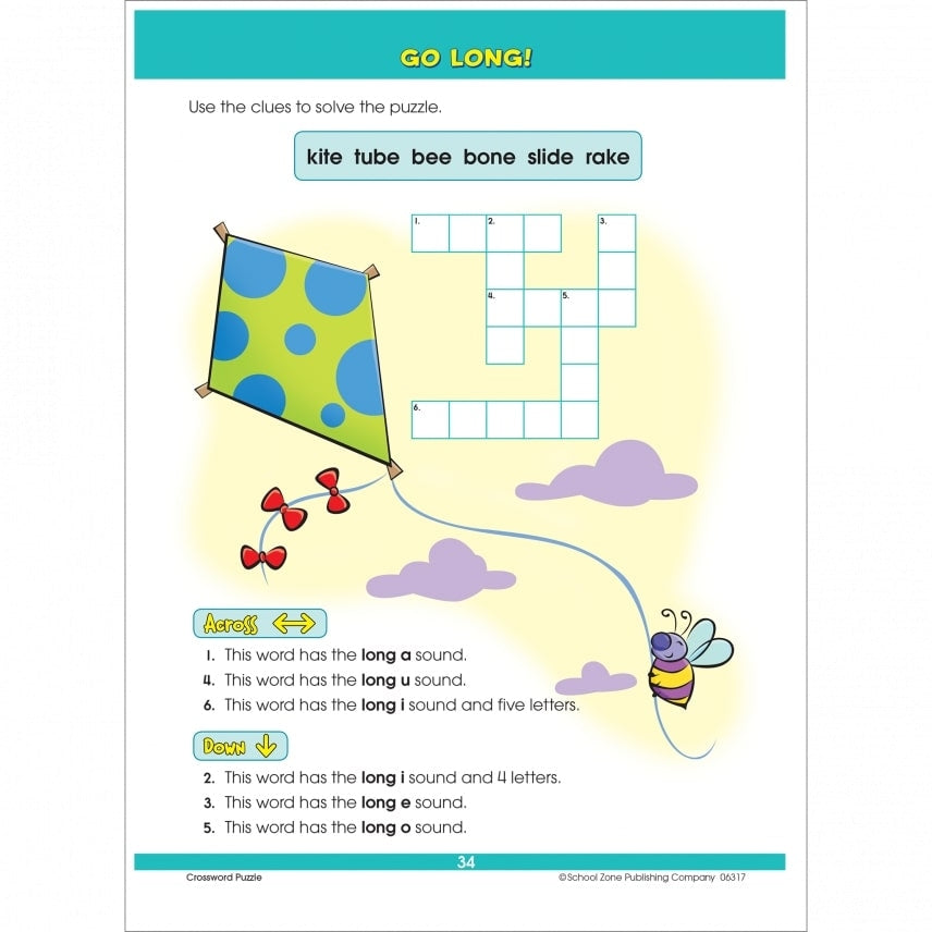 School Zone Publishing Big First Grade Workbook