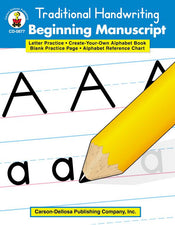 Traditional Handwriting: Beginning Manuscript Workbook