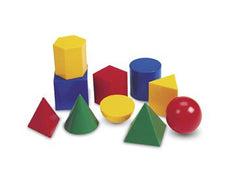 Large Geometric Plastic Shapes