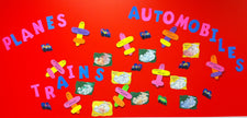 Planes, Trains, & Automobiles! Preschool Craft & Bulletin Board Idea