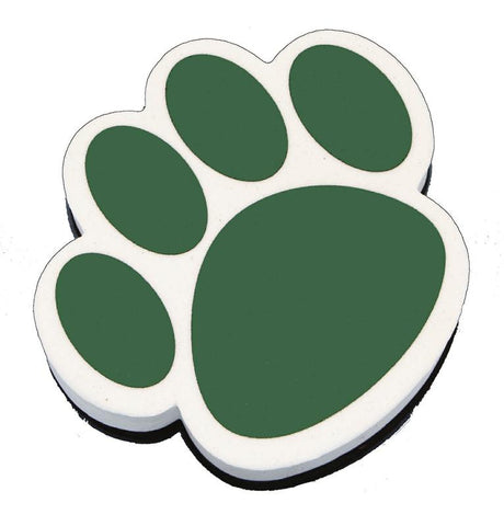 Green Paw Magnetic Whiteboard Eraser