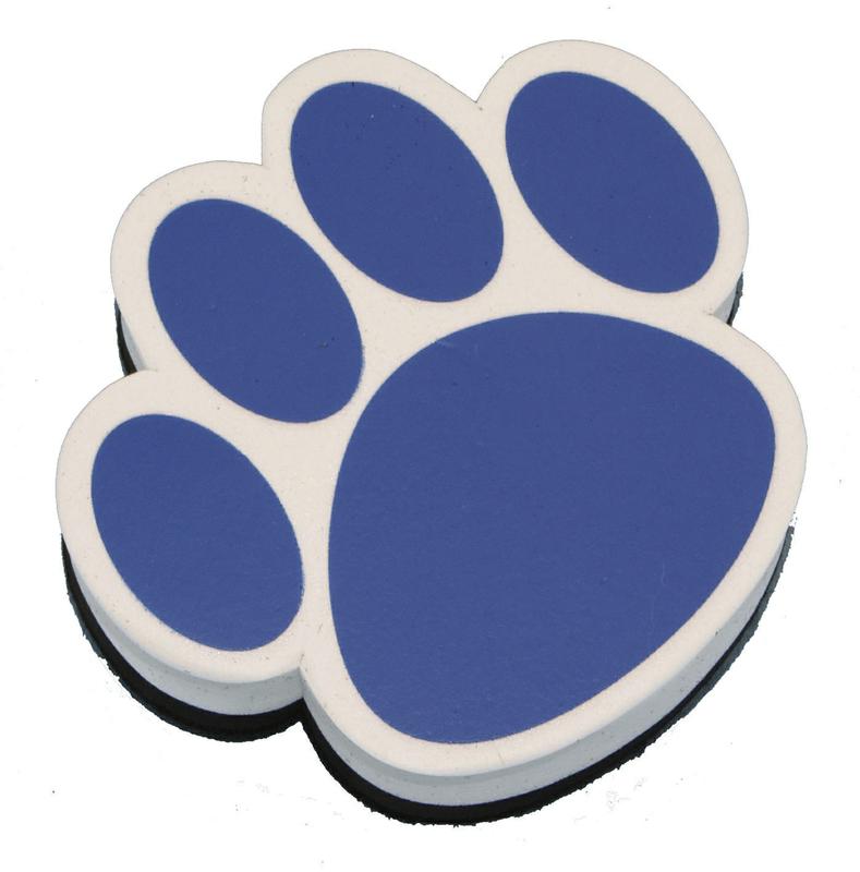 Blue Paw Magnetic Whiteboard Eraser