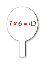 Economy Dry Erase Answer Paddle Single