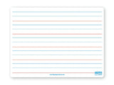 Magnetic Dry Erase Board 9 x 12 Red/Blue Ruled