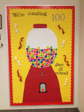 We're Counting 100 Days of School! - 100th Day Bulletin Board