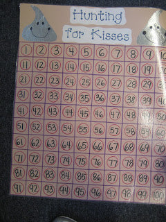 100th Day Game - Hunting for Hershey Kisses